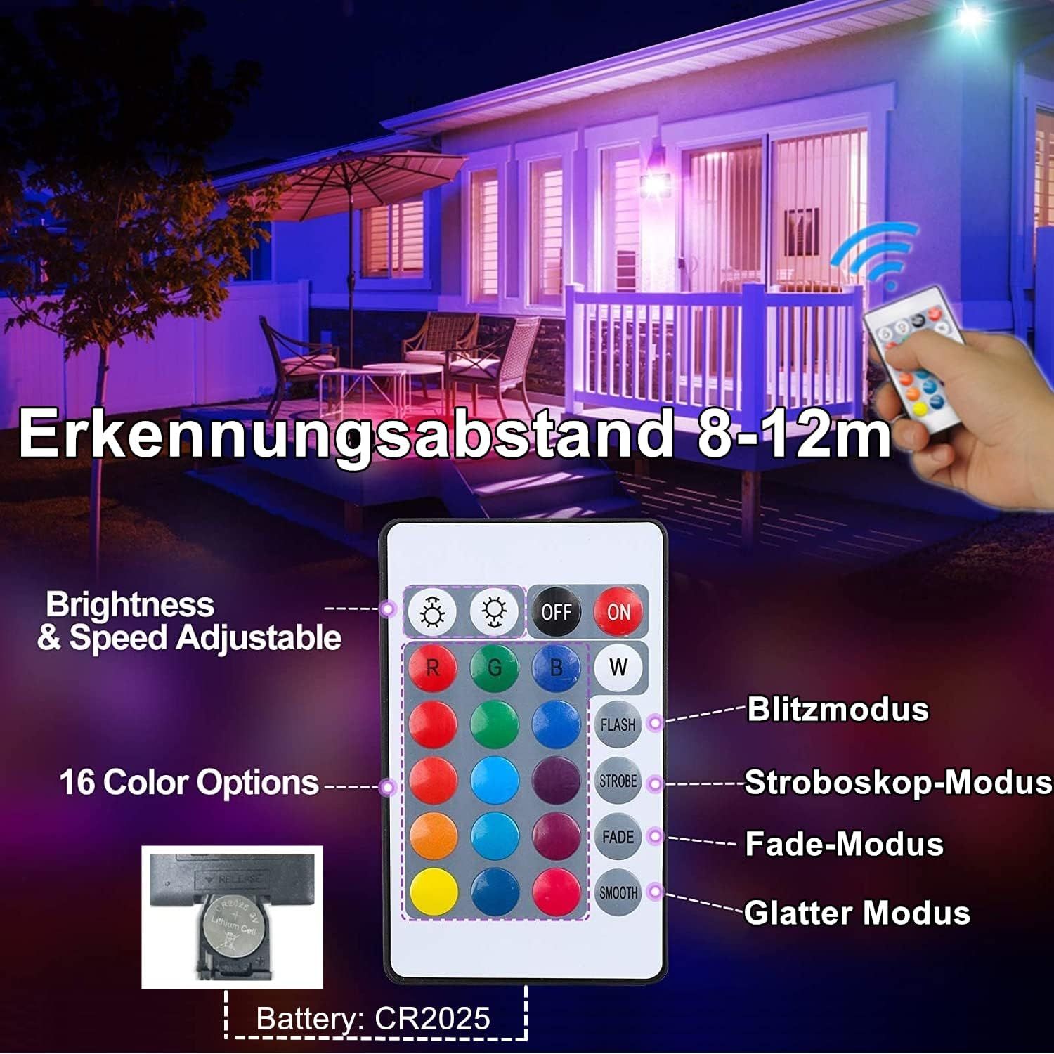Projecteur Led Intelligent Rvb, Projecteurs Extrieurs  Cha... - 3