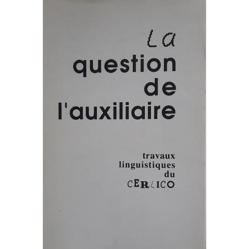 La Question De L'auxiliaire