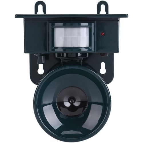 Solaire Répulsif Chat Ultrason Les Lumières Clignotantes De Led Et Le Bruit D'alarme Extérieur Pour Repousser Animaux Nuisibles Des Écureuils, Des Taupes, Des Rats