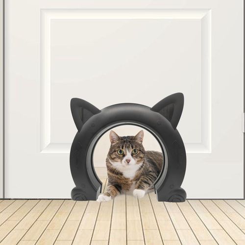 Chatiere Pour Chat?Adapté Aux Chats De Petite ?Moyenne Et Grande Taille?Pour Toilettes Pour Chats, Maison Pour Chats, Bassin Pour Chats