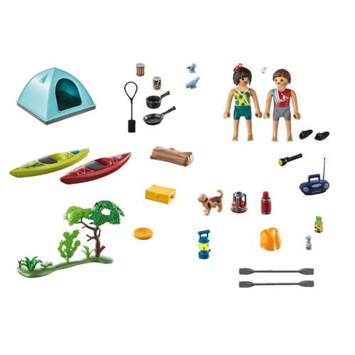 Famille et tente Playmobil 71425 Family Fun camping - La Grande Récré