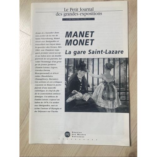 Petit Journal Des Grandes Expositions (Le) N° 296 Du 02/1998 , Manet Monet La Gare Saint Lazare