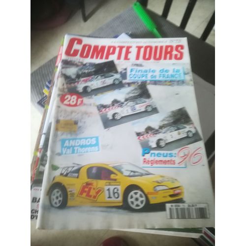 Compte Tours 73 De 1996 Renault 5 Turbo Gr F,Rac,Course Des Champions,Var,Val Thorens,Mega Maxi Megane
