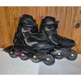 Roller Oxelo Décathlon Active Fit 3 Noir Et Rose Taille 39