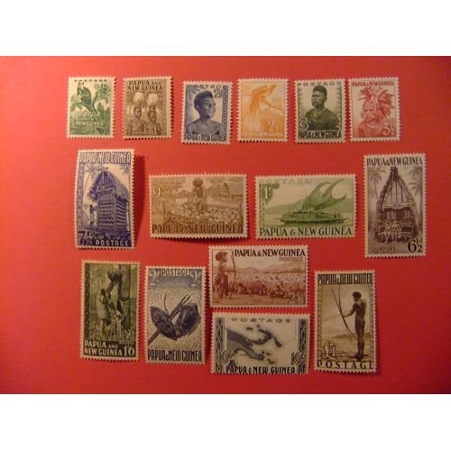 52 Papua New Guinea 1952 / Administration Australienne / Yvert 1/15 Mh