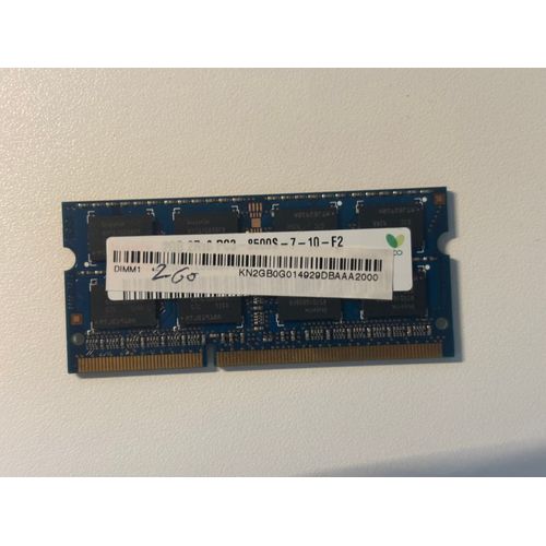 Barette mémoire HYNIX 2GB 2RX8 PC3-8500S-7-10-F2