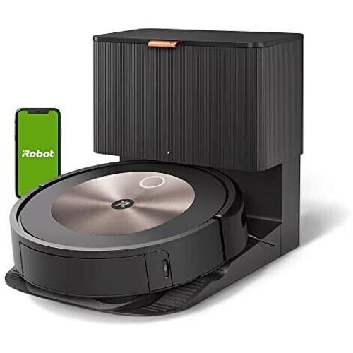 Aspirateur robot iRobot Roomba j7+ à vidage automatique Espresso et noir J7556