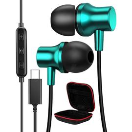 Écouteurs SAMSUNG casque filaire avec microphone intégré compatible  PC/IPAD/Tél
