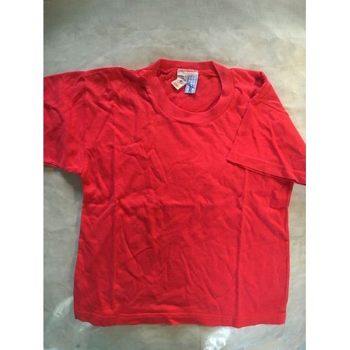 Tee Shirt Rouge Jacadi Manches Courtes Taille 4/6 Ans Mais Pluto 4 Ans