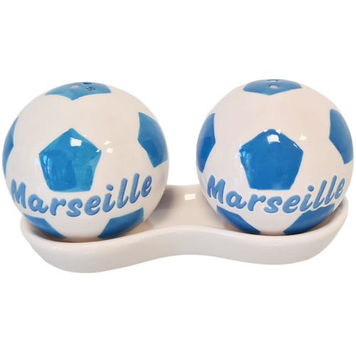 Coffret Salière Et Poivrière Marseille - Blanc