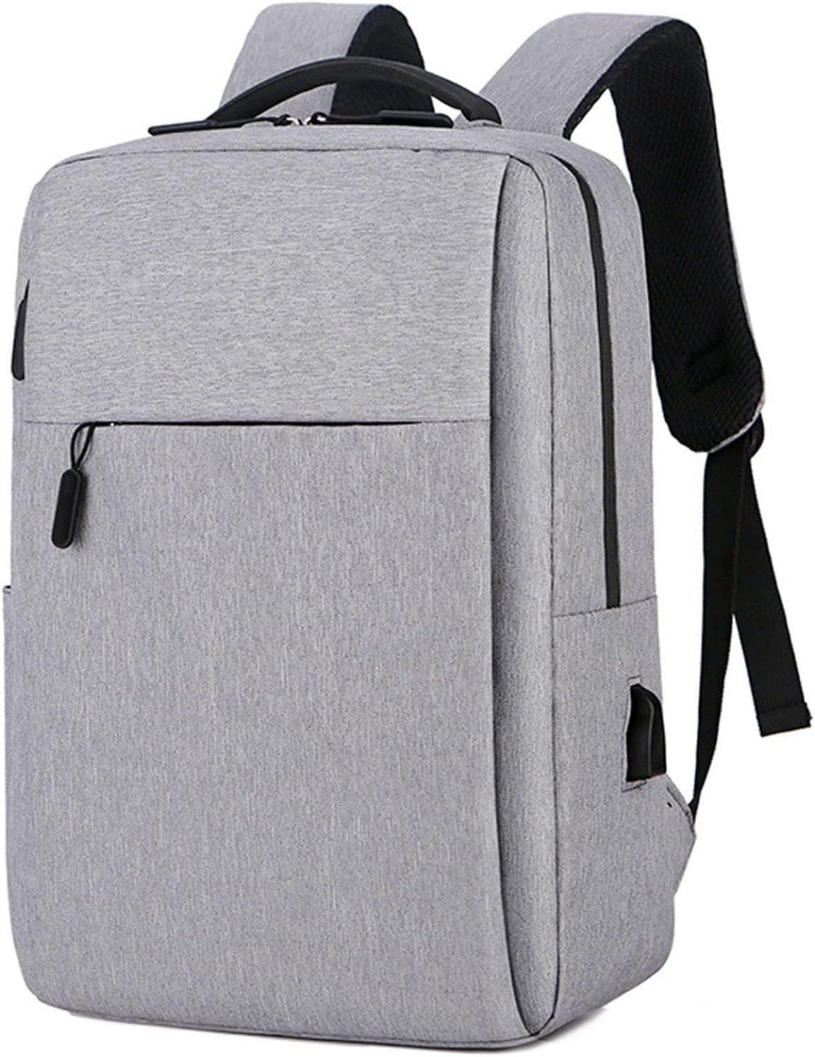 Cartables scolaires GENERIQUE Sac à dos ordinateur 17.3 pouces, Sac a dos  College, PC Portable,Gris foncé