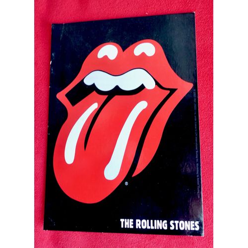 Carte Postale Rolling Stones. Cp Musique. La Langue Et Les Lèvres.