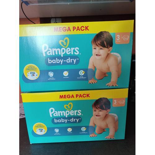 Couches Pampers Baby-Dry Taille 3