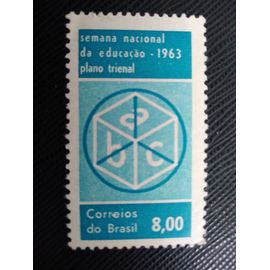 Timbre Bresil Y T 731 Semaine Nationale De L'Éducation 1963 (230509 )