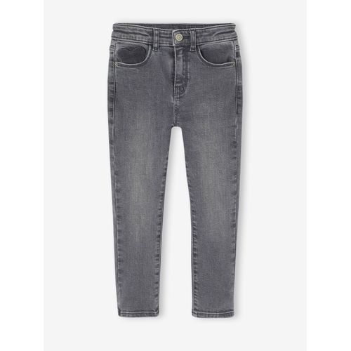 Jean Slim Fille Morpho Fin Gris