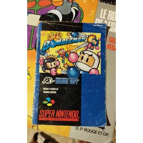 Notice Super Bomberman Super Nintendo Snes