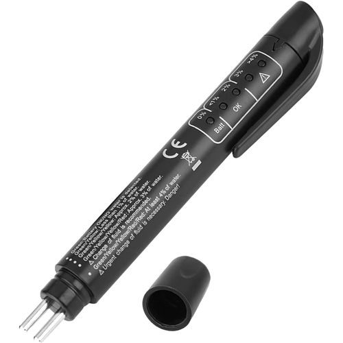 Testeur De Liquide De Frein Testeur De Liquide De Frein Numérique Stylo De Contrôle De La Qualité De L'huile W / 5 Led Pour Dot3 / Dot4 / Dot5