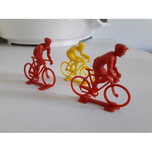 Figurine Ancienne Coureur Cycliste - Plastique