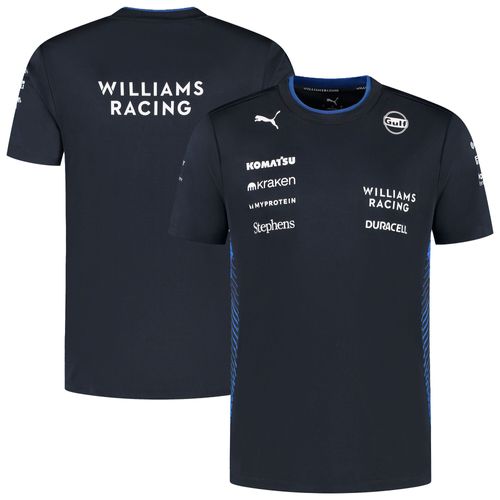 T-Shirt Williams Racing 2025 Team - Bleu Marine - Enfant