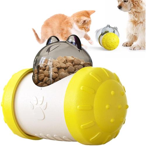 Balle Friandise De Chien, Balle Distributeur De Croquette Chien, Distributeur De Friandises Tumbler, Jouet Éducatif Chat Et Chien, Jouet Interactif, Entraîner L'intelligence Des Chats Et Des Chiens