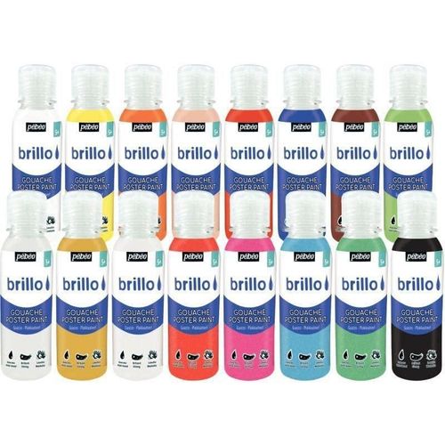 Pébéo Assortiment Gouache Brillo Pebeo 16 X150 Ml