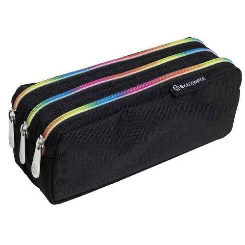 Exacompta Trousse Rainbow, Polyester, 3 Compartiments
