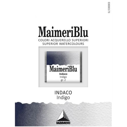 Maimeri Peinture Aquarelle Solide Pour Godets 1,5ml - Indigo