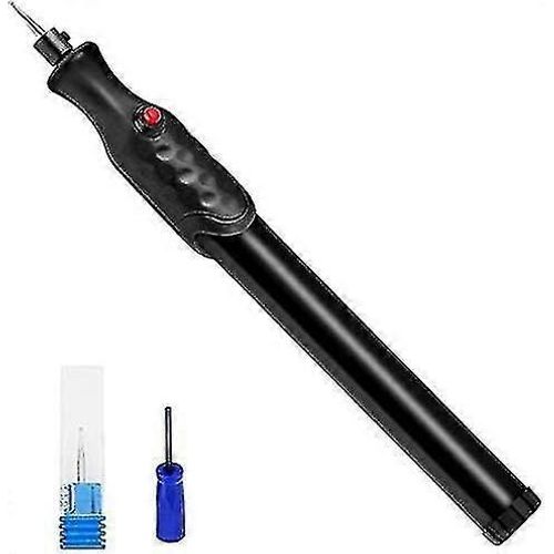 Stylo graveur, stylo de gravure électrique portable Outils de sculpture avec pointe de diamant pour bijoux métal pierre de verre plastique bois
