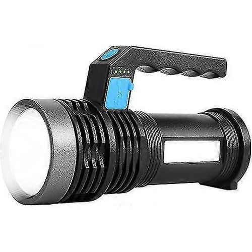 Led Torche Rechargeable Lanterne Lumière De Travail Lumière Cob Rechargeable Spot Lights 3000 Lumen Lampe De Poche À Main Pour Camping, Randonnée, Maison, Ferme, Chasse An