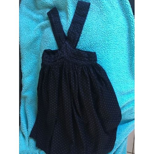 Robe Jacadi Bleu Marine Mini Motifs Blancs - Taille 10 Ans