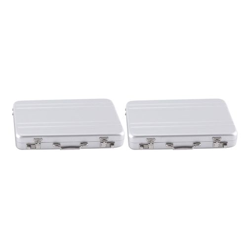 ?Tui D'argent Comme Cadeau D'argent, Valise 2 Pi¿¿Ces Pour Cartes De Visite, Mini Porte-Documents, ¿¿Tui D'argent Comme Cadeau D'argent Ou Pour Bons D'achat