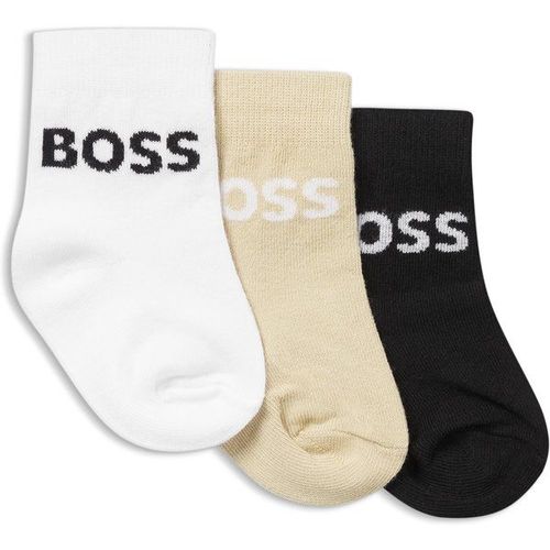 Lot De Trois Paires De Chaussettes À Logos En Jacquard Pour Enfant23