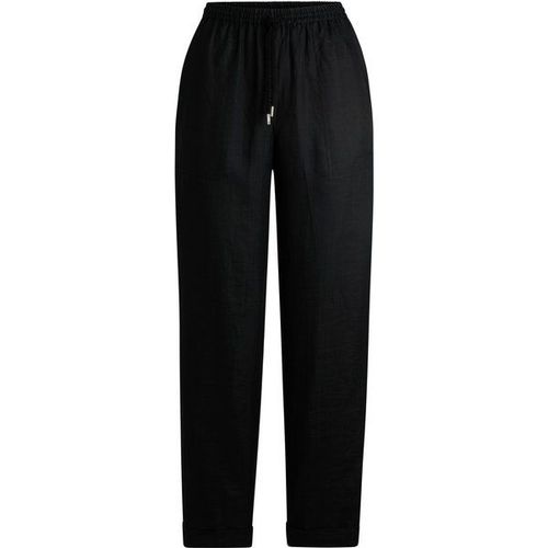 Pantalon Regular En Ramie38,40,42,44