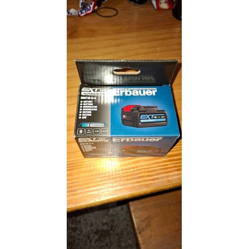 Batterie lithium-Ion Erbauer 18V - 4Ah