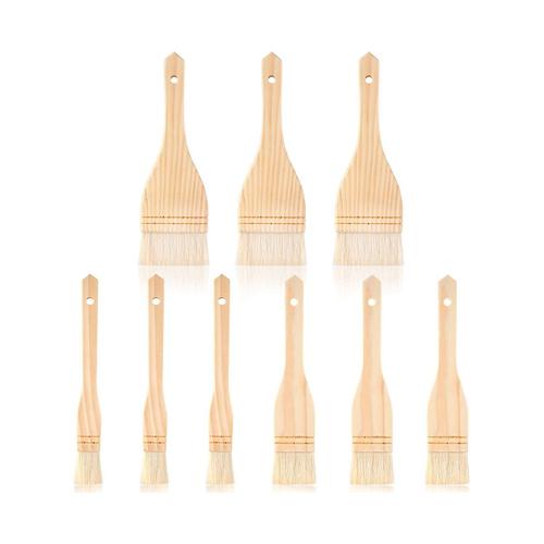 Pinceau Artiste Peinture Pinceaux Ensemble Poils De Mouton Brosse De Lavage Pour Aquarelle Laver C¿¿Ramique Et Poterie Peinture