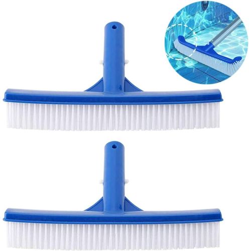 Ensemble de brosses de piscine 2 pièces brosse de mur de piscine en plastique durable pour nettoyer le mur de la piscine salle de spa salle de bain