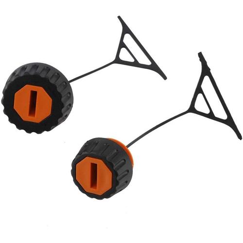 2 pièces bouchons d'air pour STIHL 028 038 020 021 023 024 025 026 034 036 048 bouchon d'huile tronçonneuse pièces tondeuse à gazon accessoires