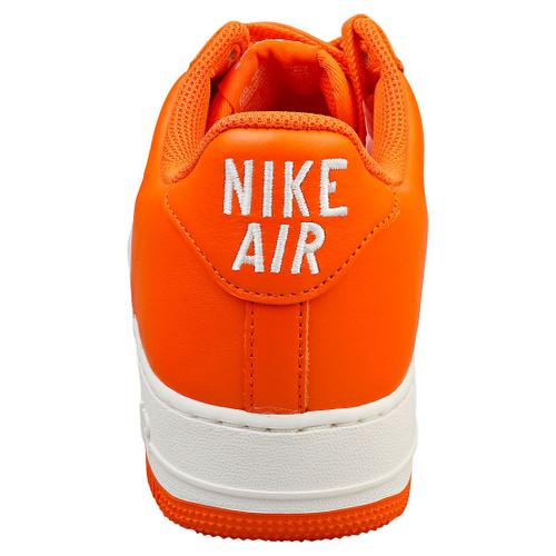 Nike Air Force 1 Low Retro Hommes Baskets De Cuir Orange Et Blanc 41 Rakuten