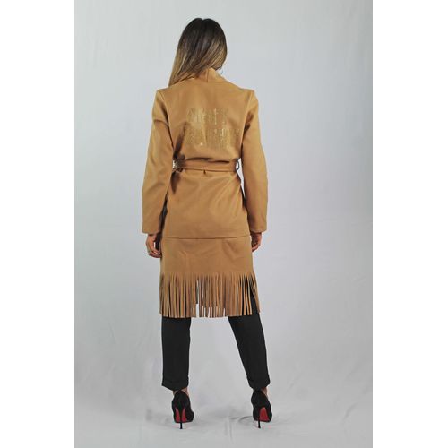 Manteau À Franges "Ne Vous Inquiétez Pas" Pour Femme, Style Boho Chic, Manteau Orné, Robe De Chambre Avec Ceinture, Beau Cadeau