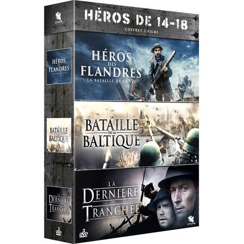 Héros De 14-18 - Coffret 3 Films : Héros Des Flandres - La Bataille De La Lys + La Bataille De La Baltique + La Dernière Tranchée - Pack