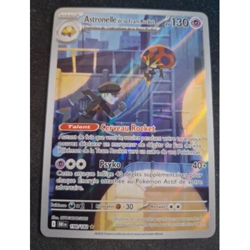 Pokemon Astronelle De La Team Rocket 198 / 182 Ar Ev10