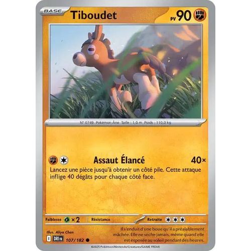 Carte Pokémon - Tiboudet - 107/182 - Ev10 Rivalités Destinées