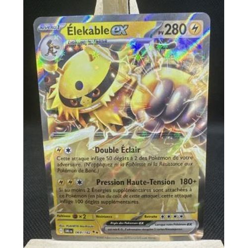 Pokemon Elekable Ex 069 / 182 Ev10 Rivalités Destinées