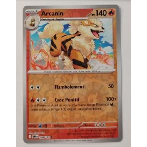 Pokemon Arcanin 028 / 182 Reverse Ev10 Rivalités Destinées