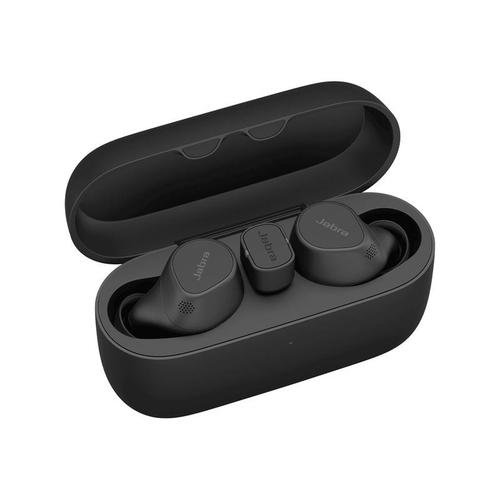 Jabra Evolve2 Buds UC - Écouteurs sans fil avec micro - intra-auriculaire - Bluetooth - Suppresseur de bruit actif - USB-C via un adaptateur Bluetooth - isolation acoustique - noir - certifié...