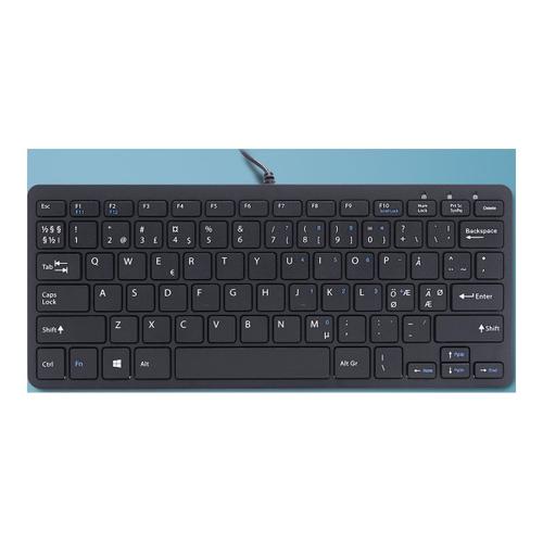 R-Go Compact - Clavier - USB - QWERTY - Nordique - noir