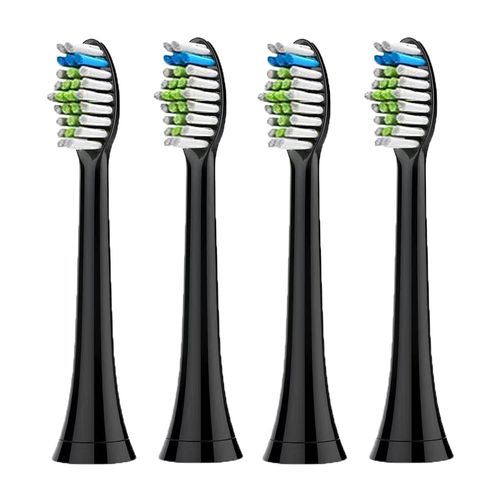 Tête de brosse de rechange,4 pièces,Compatible avec la brosse à dents électrique PH Sonic Care Diamondclean - Type Black #B