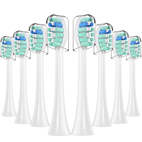 Têtes de rechange pour brosse à dents,4 à 16 pièces,compatibles avec les têtes de rechange PH,tête de brosse électrique pour 4100 5100 6100 9023 - Type Green-8pcs #B