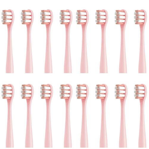 Tête de brosse à dents de rechange pour brosse à dents électrique sonique Nandme NX7000,tête de brosse à dents à poils souples DuPont,4/8/16 pièces - Type 16PINK Clean Type