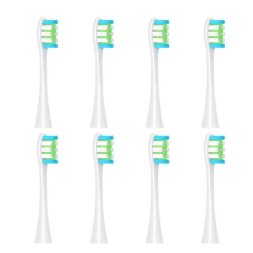 Têtes De Brosse De Rechange Pour Oclean X/X Pro/Z1/F1/One/Air 2/Se/Flow Dupont,Buses À Poils Souples Et Adaptées,8 Pièces - Type 8pcs White